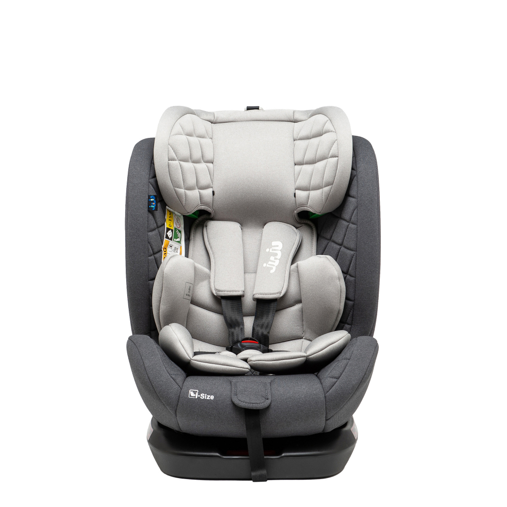 Scaun Juju Total 360 i-Size Gri Rotativ 0-12 ani - imagine 8