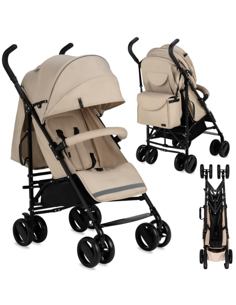Carucior Momi Akira Beige - Confort și Ușurință - imagine 2