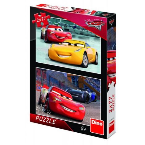 Puzzle Cars 3 2in1 77 piese Dinotoys
