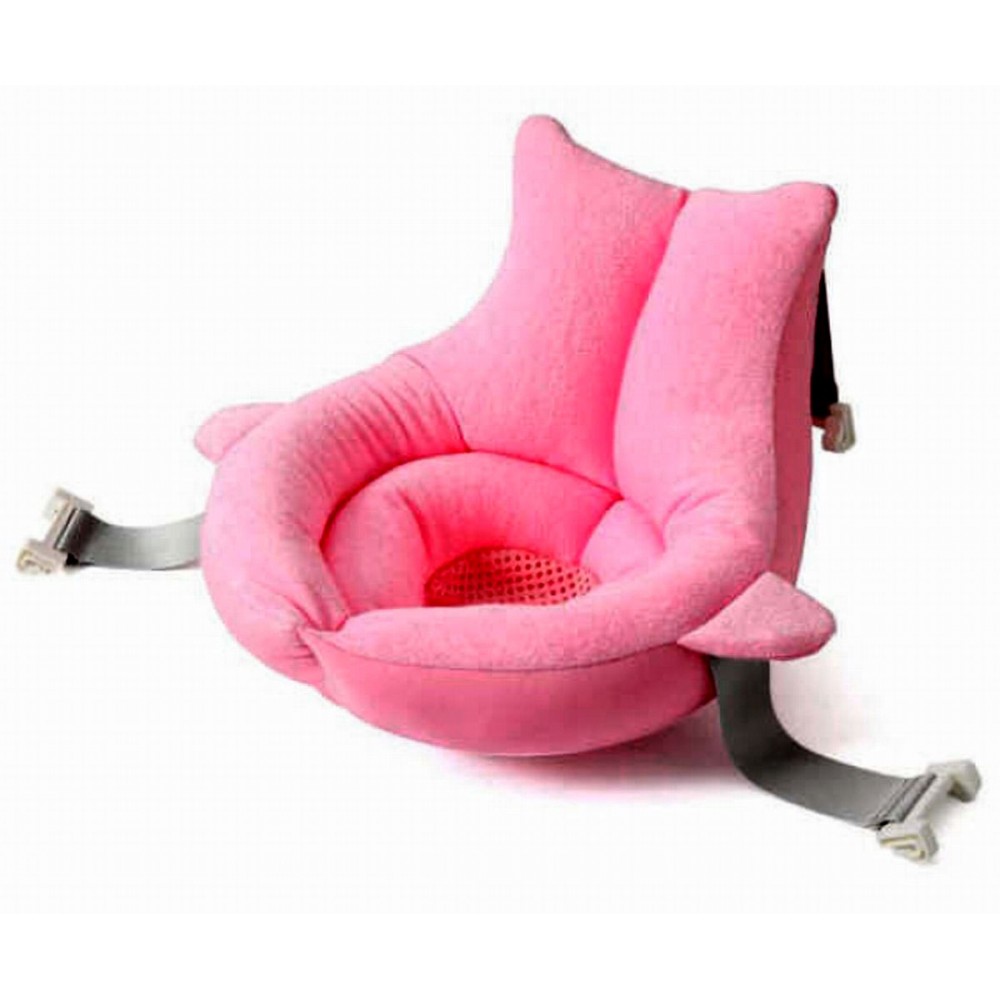 Hamac baie Moni Whale Pink, moale, 0+ luni