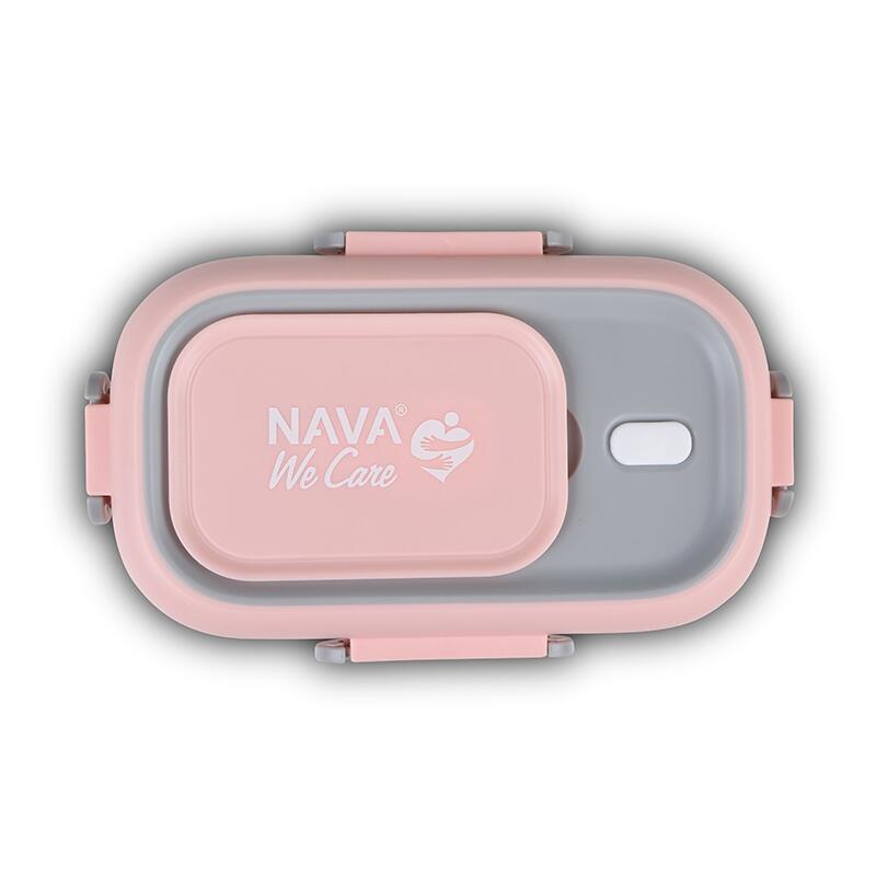 Lunchbox Nava We Care 800 ml Roz - imagine 2