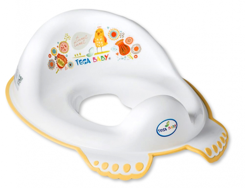 Reductor Toaleta Tega Baby Anti-Derapant, Alb