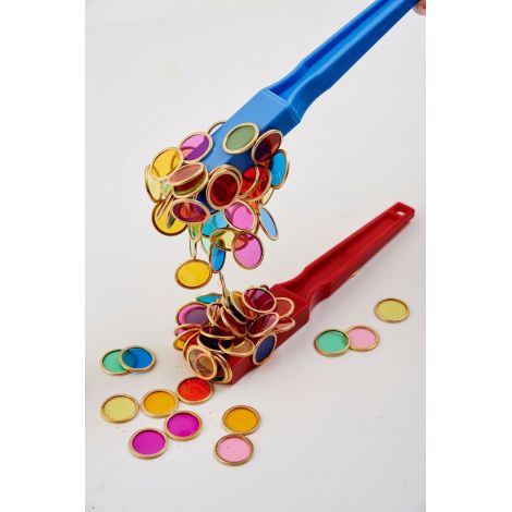 Jetoane Magnetice Shaw Magnets - Set Educativ 100buc - imagine 2