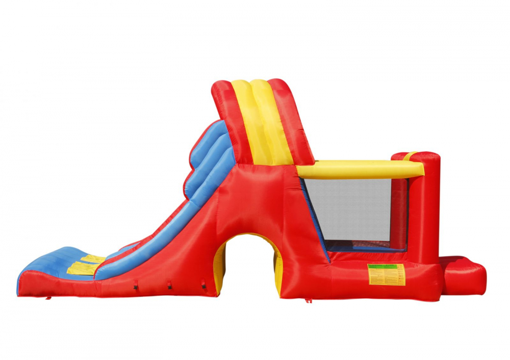 Saltea Gonflabilă Happy Hop Mega Slide cu Tobogane - imagine 5