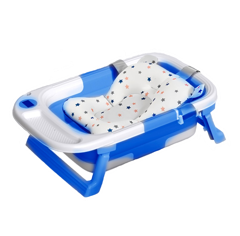 Cadita Little Mom Blue cu Display Temp & Hamac - imagine 9