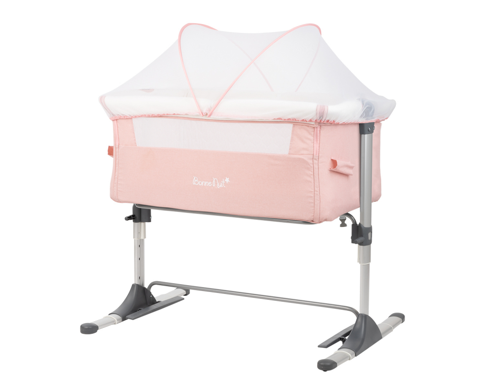 Patut Co-Sleeper KikkaBoo Bonne Nuit, Pink, Anti-reflux - imagine 10
