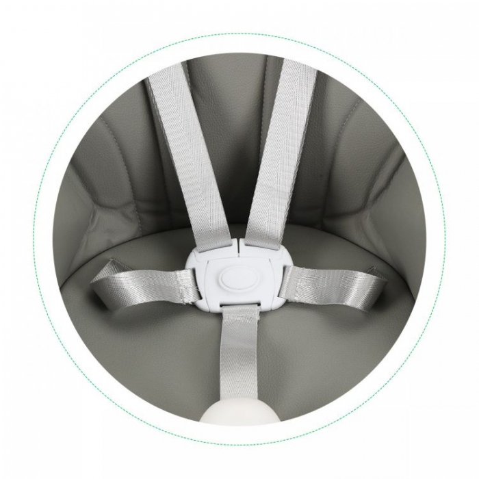 Scaun de masă 2 în 1 Ecotoys Gri HC-823 - imagine 4