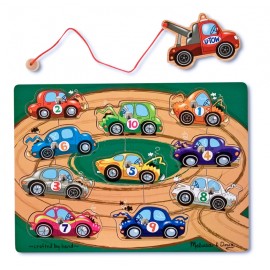 Puzzle Lemn Magnetic Remorcherul | Melissa & Doug