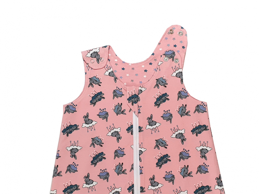Sac de dormit Bunny Pink 0.8 Tog KidsDecor - imagine 3