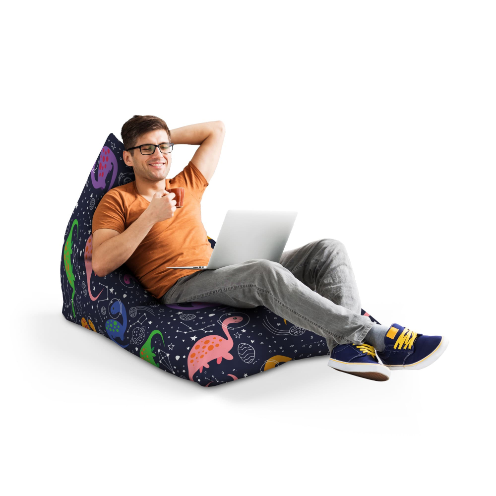 Fotoliu Puf Bean Bag Dinozauri Updeco - imagine 4