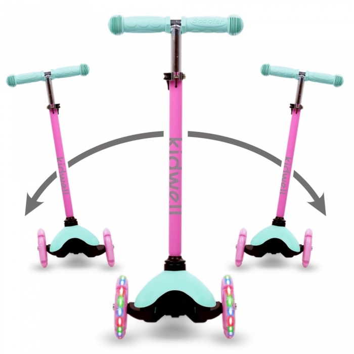 Trotineta Kidwell Uno Mint LED, 1.8 kg, Ghidon Reglabil - imagine 4