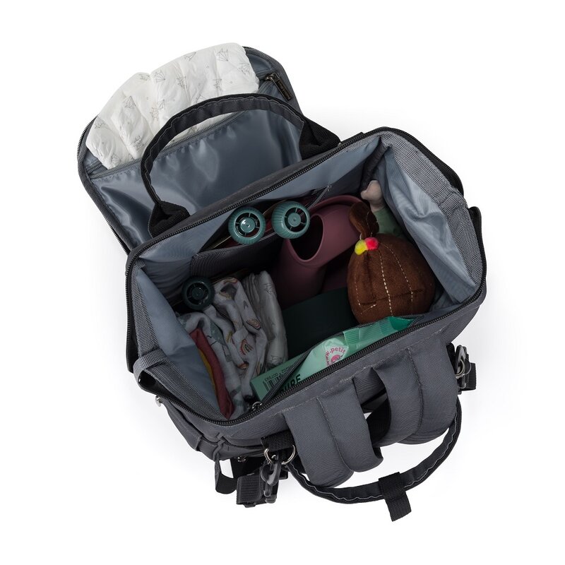 Rucsac PetiteMars Jack Ultimate Grey Organizare - imagine 4