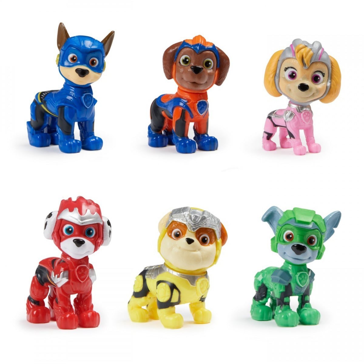 Set 6 Figurine Paw Patrol - The Mighty Movie