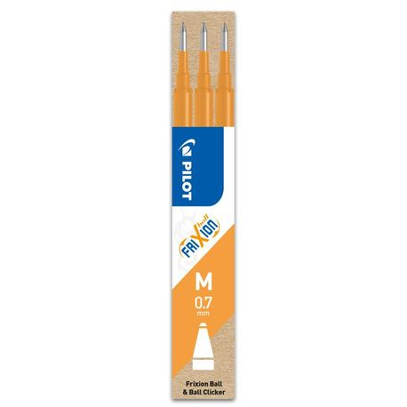 Set 3 Rezerve Pilot Frixion Ball 0.7 mm Orange