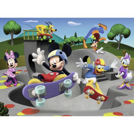Puzzle Mickey Skateboard 100 piese Ravensburger - imagine 2
