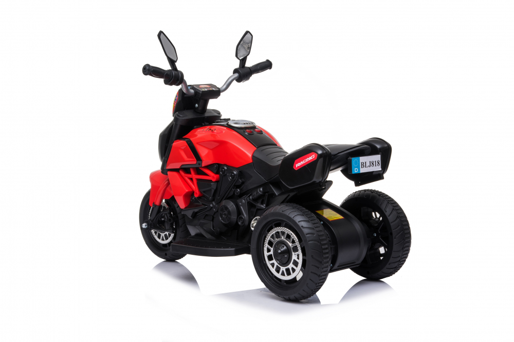 Motocicleta Electrica Nichiduta Kids Racing Red, 25W - imagine 4