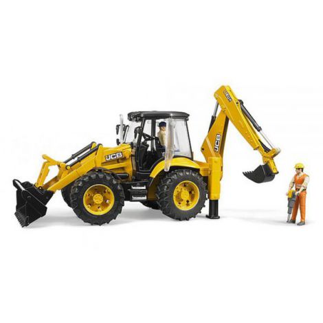 Bruder JCB 5CX Eco - Buldoexcavator Multifuncțional - imagine 11