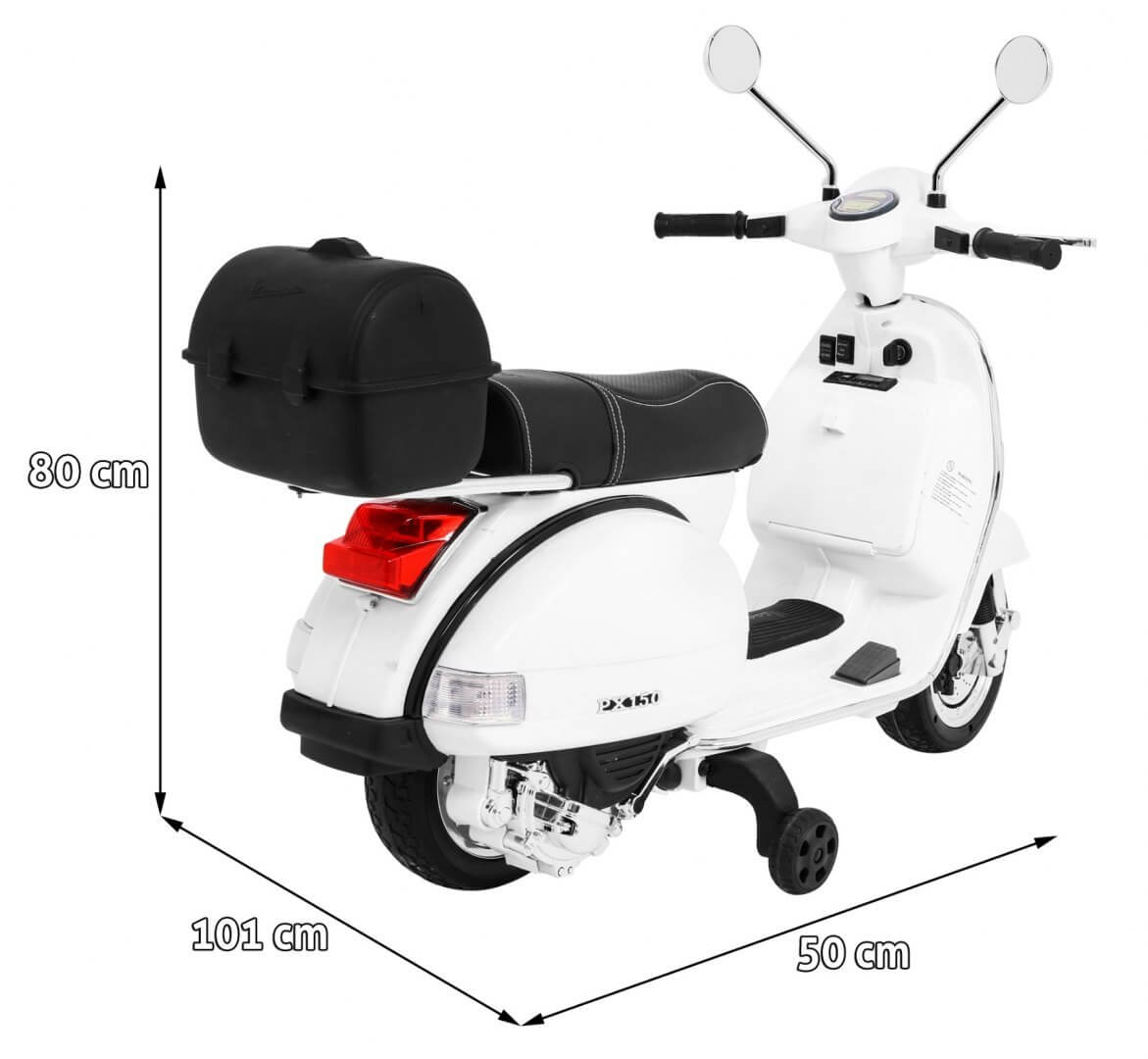 Scuter Vespa Electric 12V Copii 3-6 Ani - imagine 2
