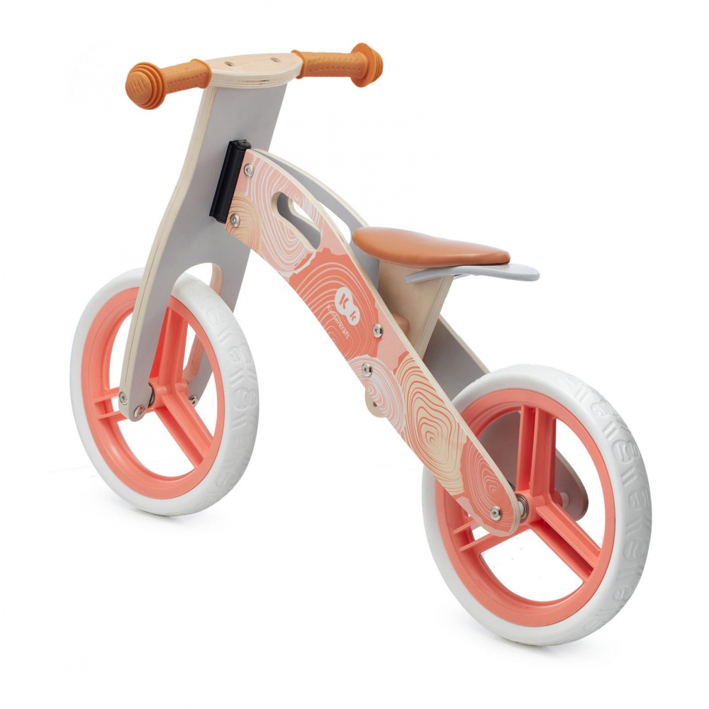 Kinderkraft Runner Coral - Bicicletă Echilibru Lemn - imagine 4