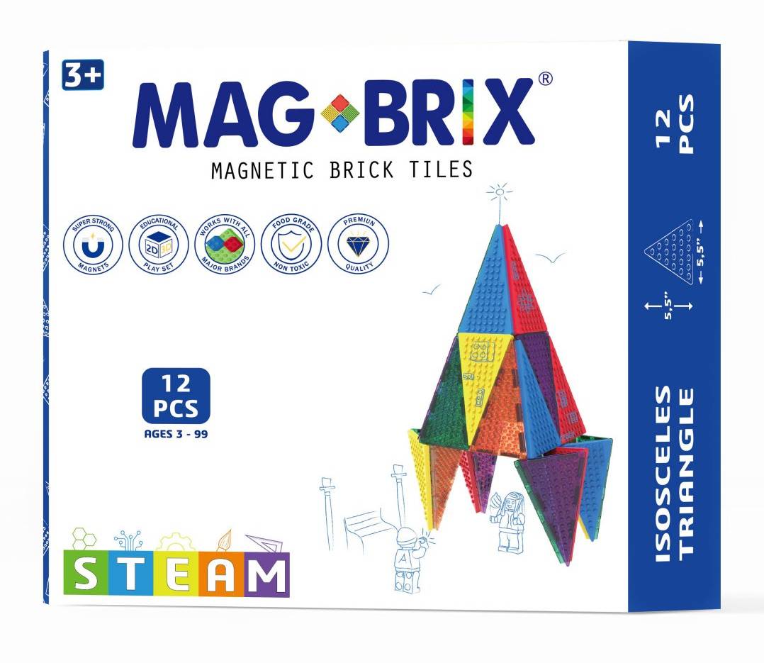 Set Magnetic Magbrix Triunghi Isoscel Jolijou