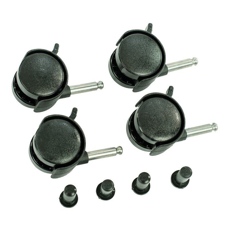 Set 4 Roti Qmini Negru pentru Patut Bebe