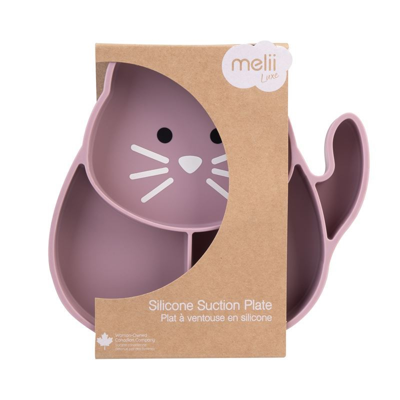 Farfurie Silicon Melii Pisica cu Ventuza