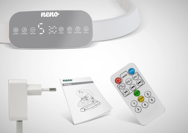 Leagan Electric Neno Nube cu Telecomandă - imagine 3