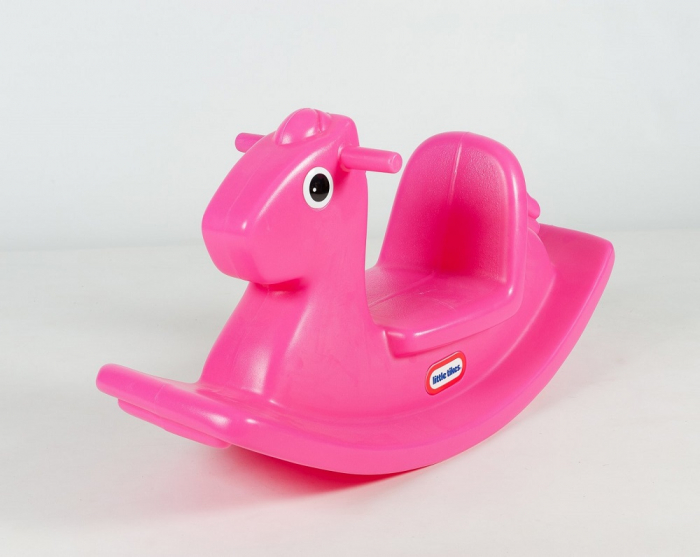 Balansoar Little Tikes Căluț Roz Sigur și Distractiv