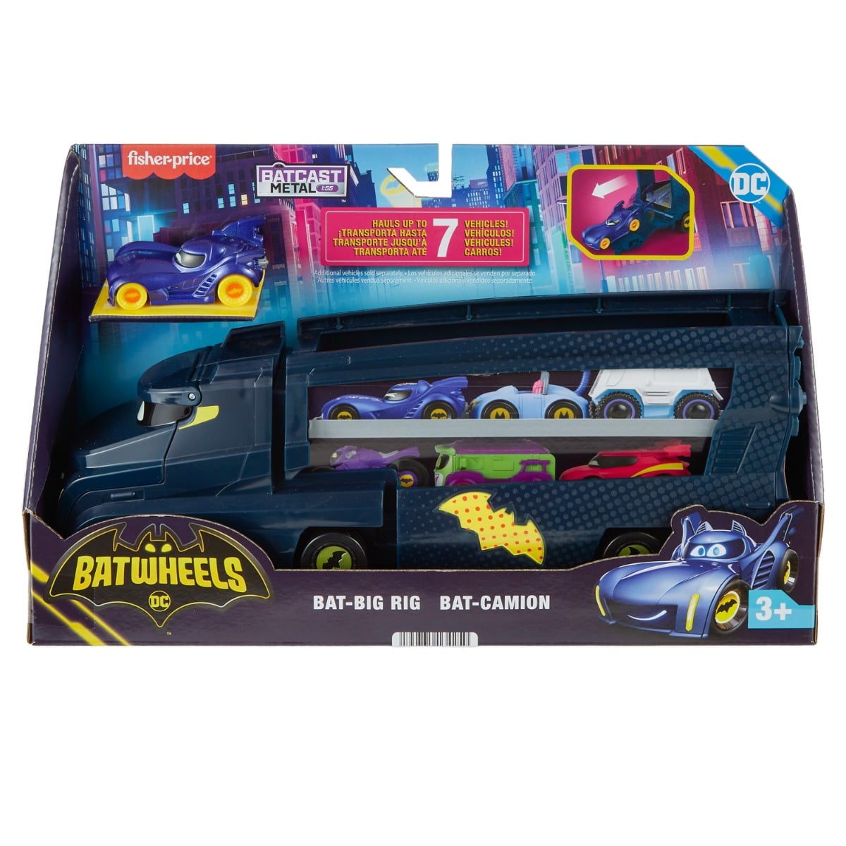 Fisher-Price Bat-Big Rig Transportor Masinute