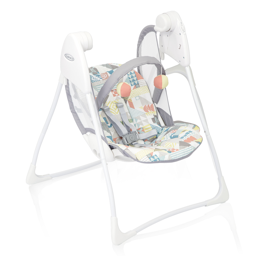 Balansoar Graco Baby Delight Patchwork, 0-12 luni - imagine 5