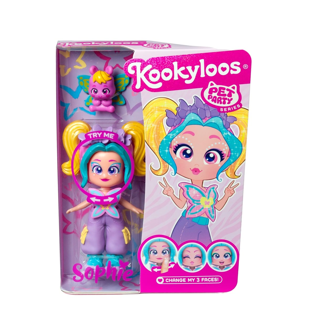 Papusa Kookyloos Sophie, Pets Party
