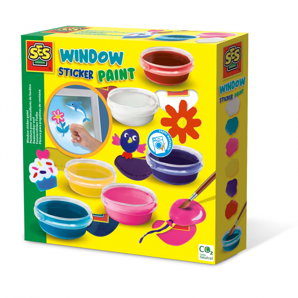 Set Acuarele Ferestre Ses Creative | Stickere DIY