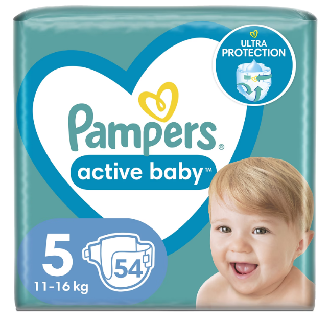 Scutece Pampers Active Baby 5, 54 buc, 11-16 kg - imagine 8