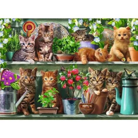 Ravensburger Puzzle Pisici pe Raft 500 Piese
