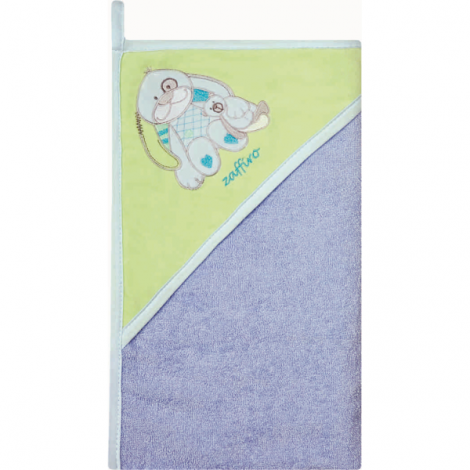 Prosop baie cu gluga Womar Zaffiro, 80x80 cm