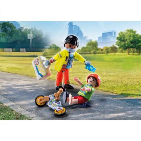 Playmobil Paramedic Cu Pacient - Jucarie Educativa