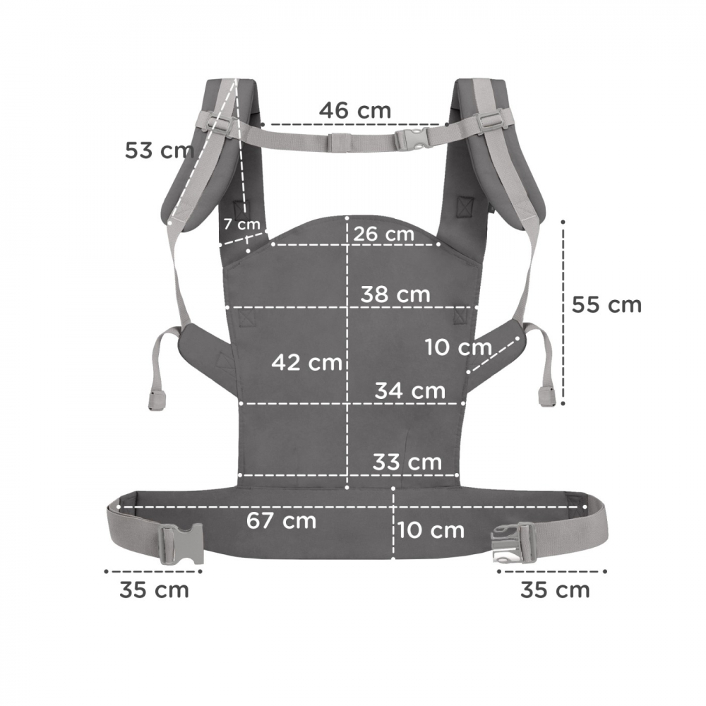 Marsupiu Kinderkraft Nino - până la 20kg - imagine 5