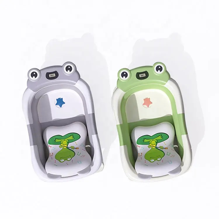Cadita Ultrapliabila Little Mom Broasca Verde - imagine 8