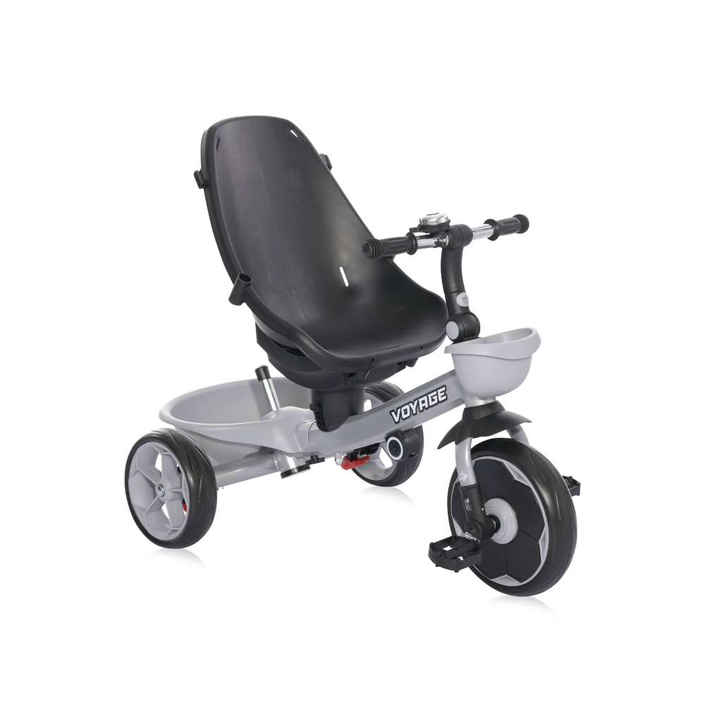 Tricicleta Lorelli Voyage Grey, sezut reversibil, maner control