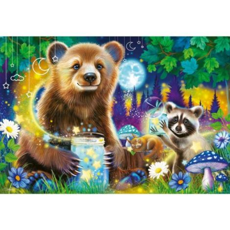 Puzzle 2x24 Piese Prietenii Pădurii Ravensburger - imagine 4