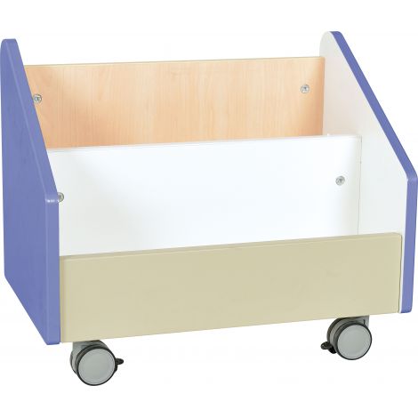 Cutie depozitare Quadro Albastru pe roti Moje Bambino