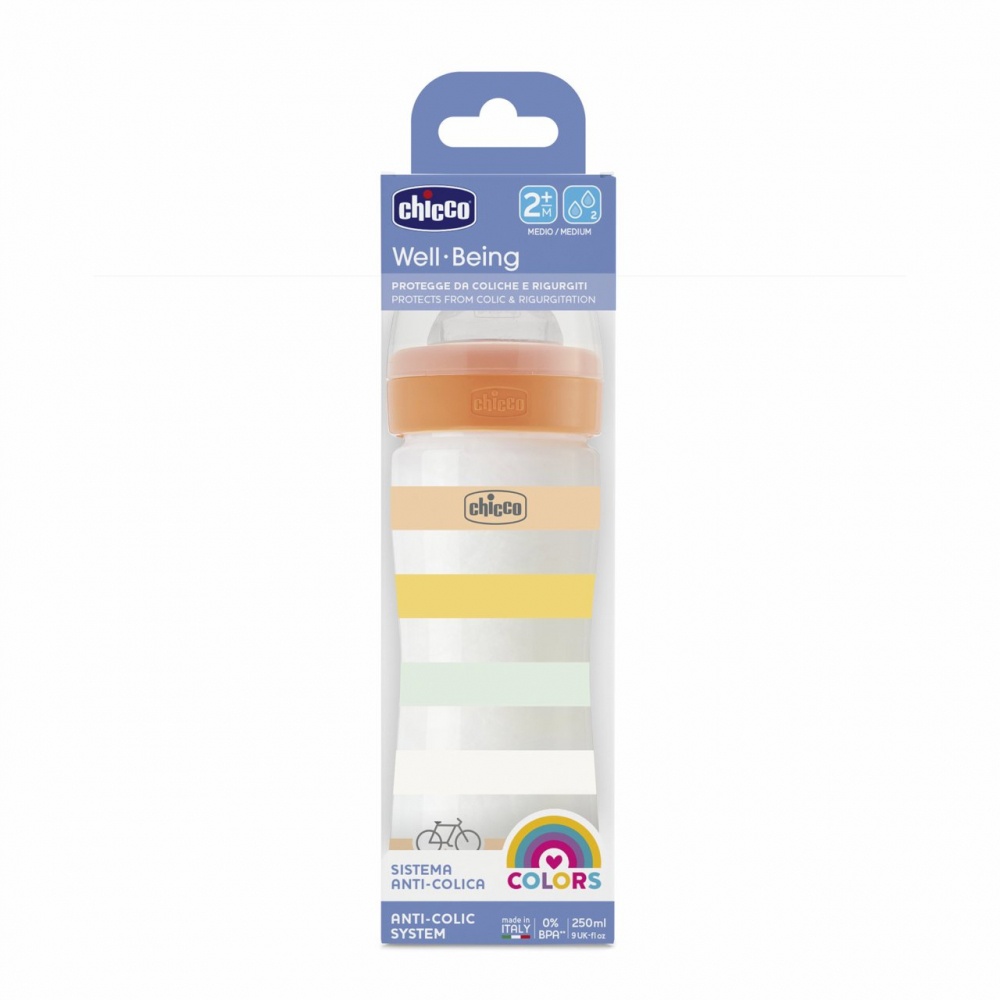 Biberon Chicco WellBeing PP Orange Anti-Colici 150ml