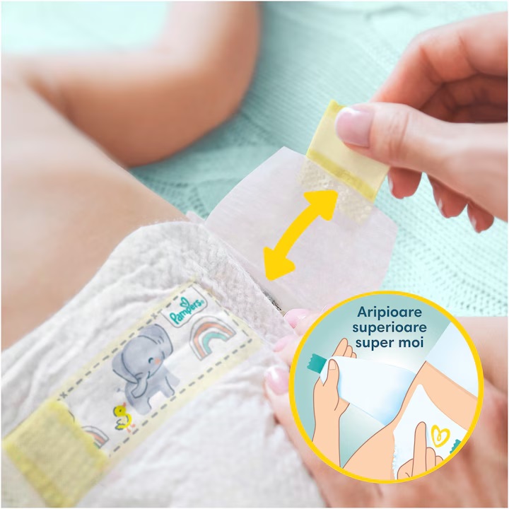 Scutece Pampers Premium Care cu Protecție Dublă - imagine 5