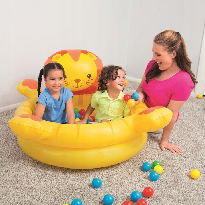 Piscina Gonflabila Bestway Leu cu 50 Bile - imagine 3