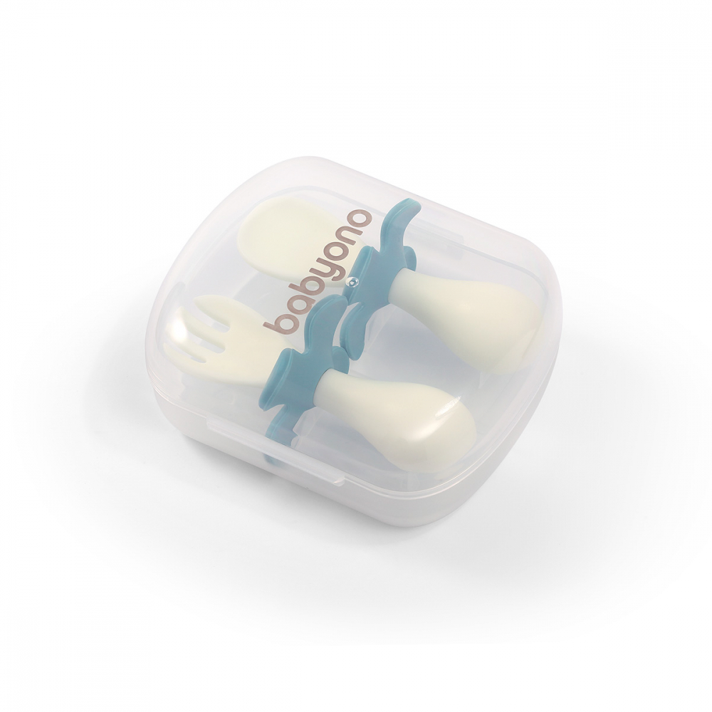 Set Tacâmuri Babyono Ergonomice Verde