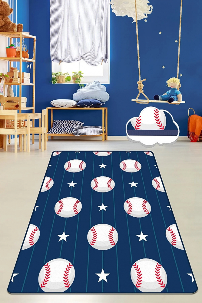 Covor Antiderapant Copii Star Ball 150x200 cm