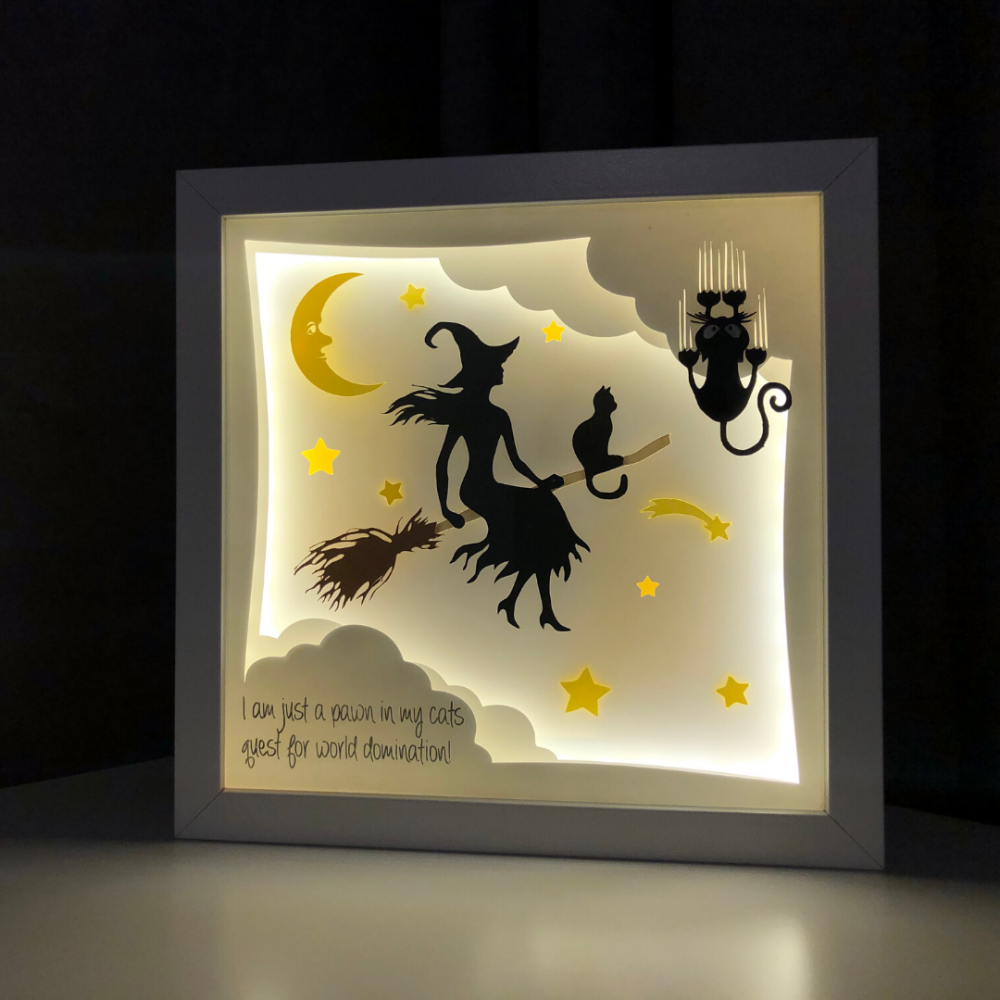 Tablou Luminos Pisica Noorhandmadeatelier - imagine 2