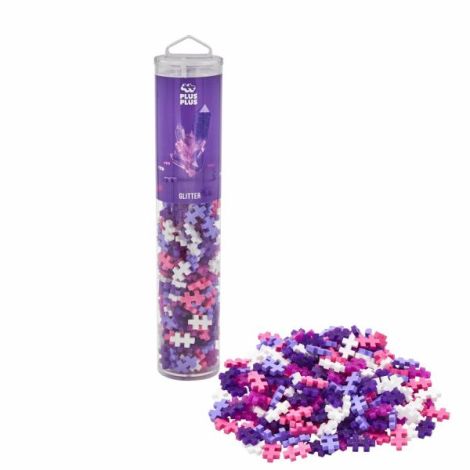 Set Constructie Plus-Plus 240 Piese Glitter Mix - imagine 2