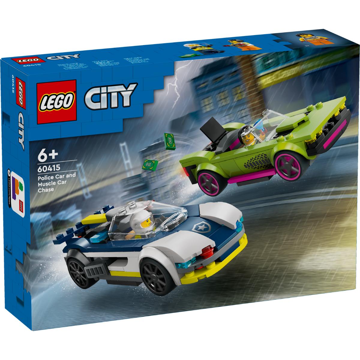 LEGO City 60415 Urmarire Politie vs Masina Rapida