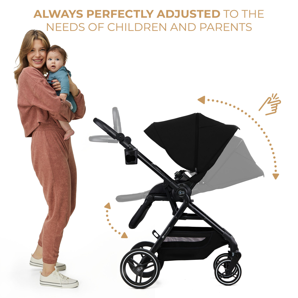 Kinderkraft Yoxi 3in1 Carucior Aluminiu 0-22kg - imagine 5